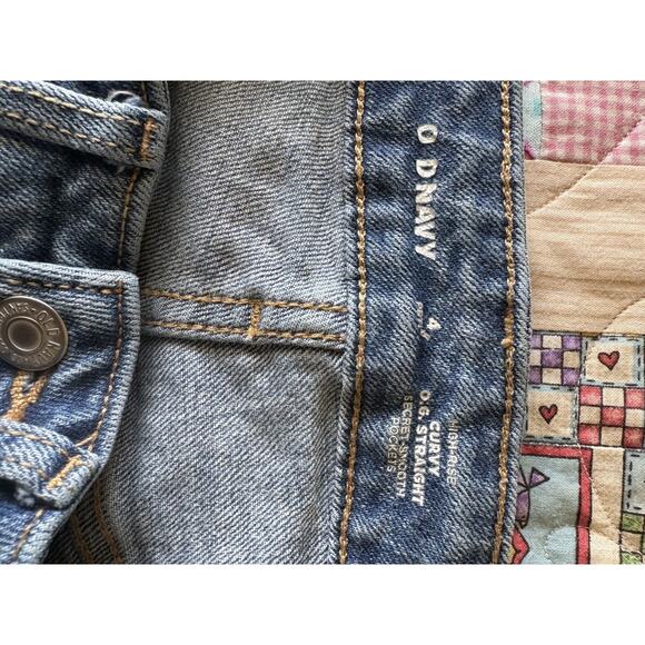 old navy womens size 4 petite high rise curvy OG straight - Picture 2 of 6